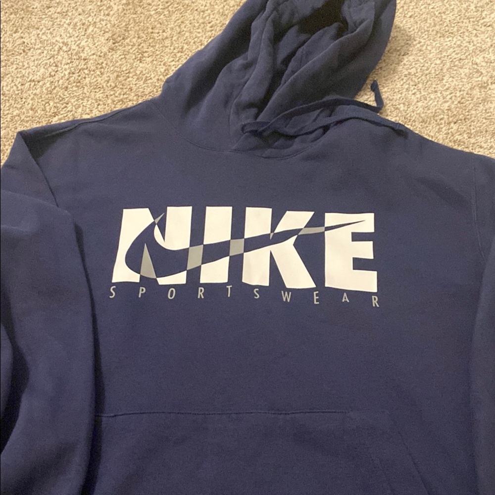 Nike Men's Blue Sportswear Hoodie